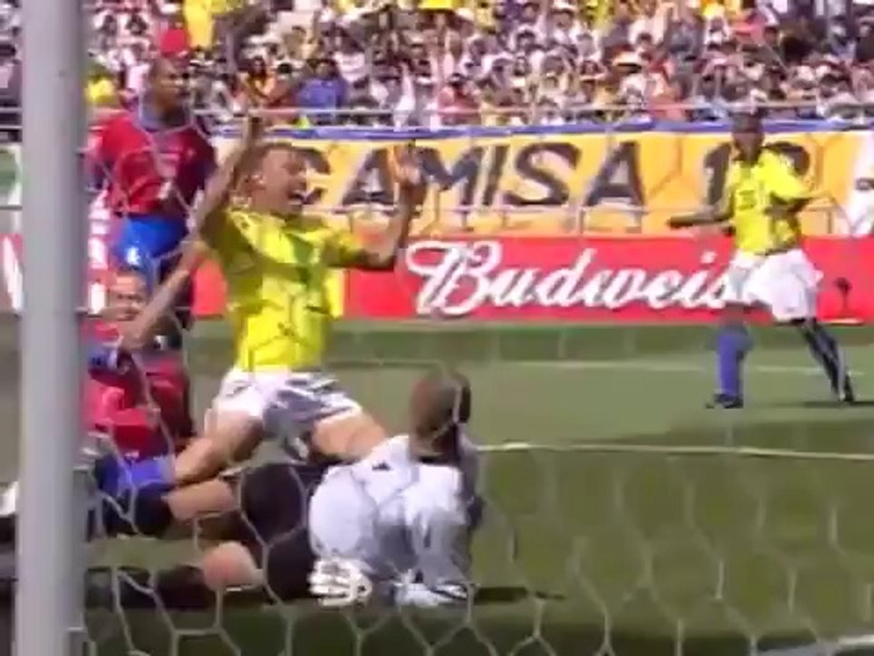Costa Rica - Brasil 2002 Minuto 10 Gol de Ronaldo