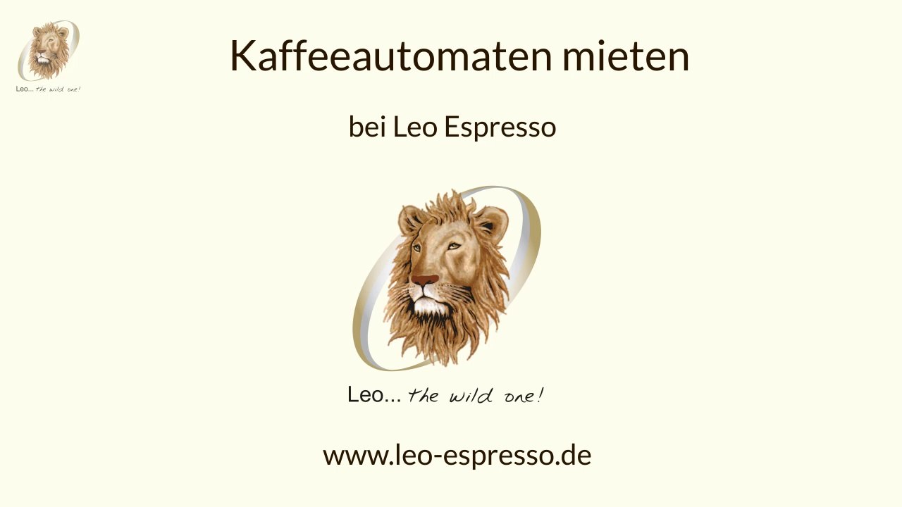 Deutschlands Wachmacher No.1 - Kaffeeautomaten mieten - Leo Espresso