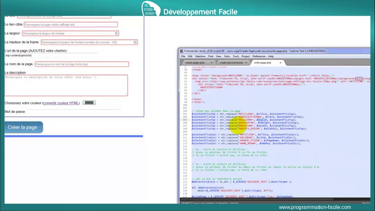 Utilisez AJAX pour créer des pages Web à la volée
