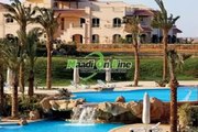 chalet overlooking swimming pool and sea view in la vista 3 ain sokhna with penthouse