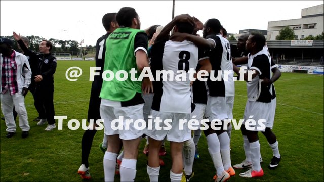 La joie des joueurs des Voltigeurs Châteaubriant