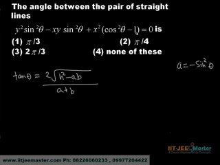 AIEEE Maths Solutions AIEEE Tutorial on Lines3