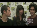 Tyler Posey, Dylan O'Brien, Crystal Reed, Colton Haynes, Interviews for Teen Wolf at Comic-Con 2011