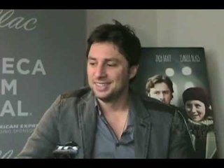 Zach Braff Exclusive Interview for the movie The High Cost of Living at The Tribeca Film Festival