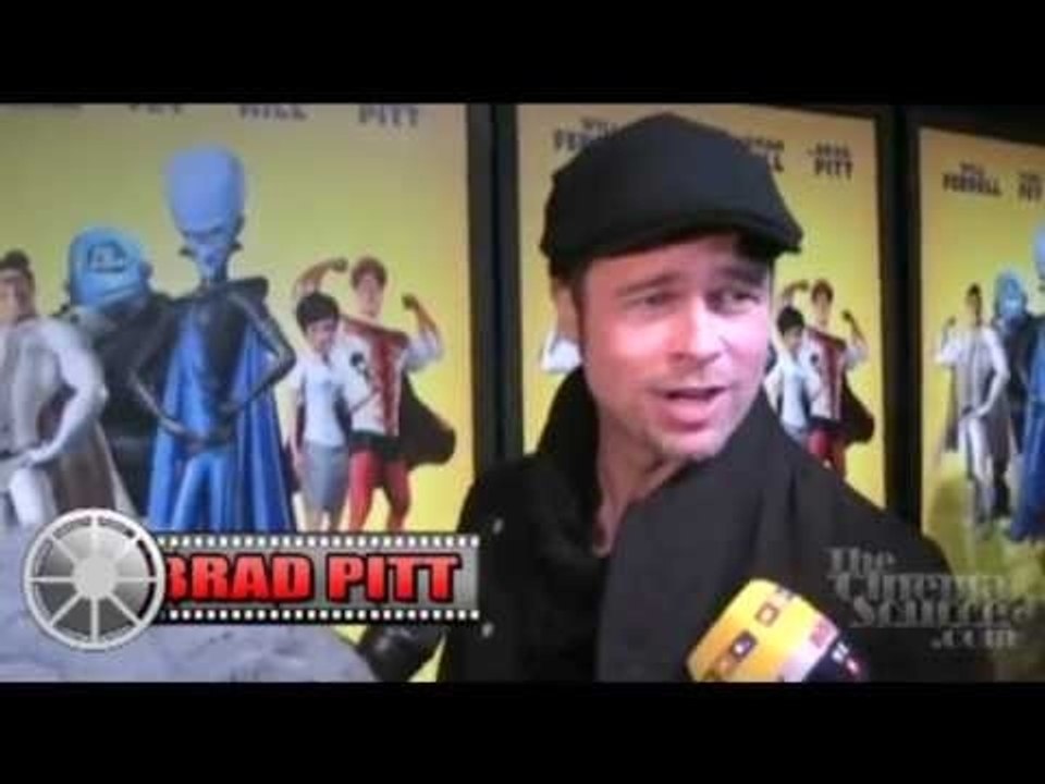 Megamind Red Carpet Premiere Interviews with Brad Pitt, Tina Fey