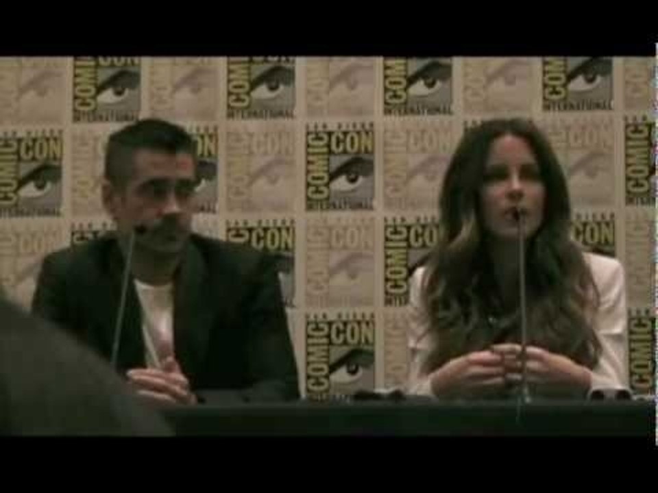 Total Recall Interviews with Colin Farrell, Kate Beckinsale, Jessica Biel at Comic-Con 2012