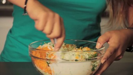 طريقة عمل لفافات الدجاج بالكولسلو