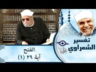 الشيخ الشعراوي: تفسير سورة الفتح، (آية ٢٩) الجزء ١