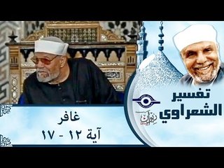 الشيخ الشعراوي: تفسير سورة غافر، (آية ١٢-١٧)