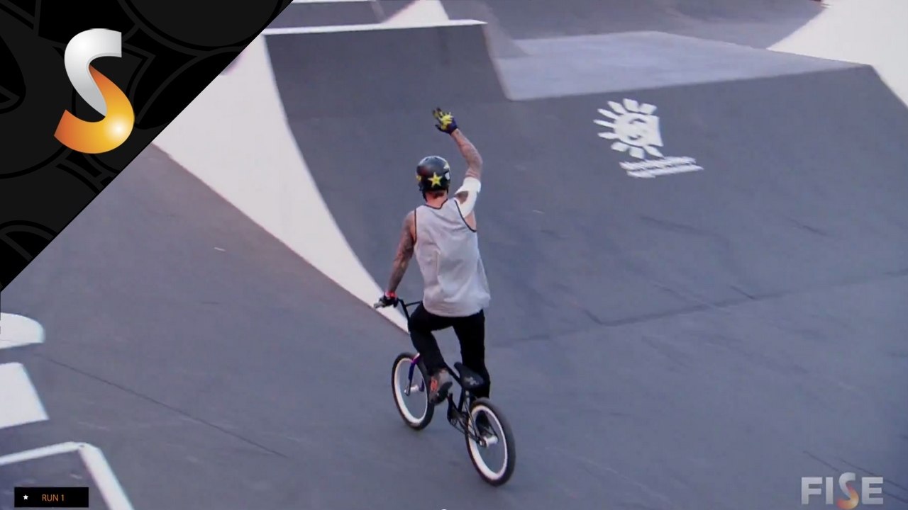 Logan Martin - 1st Final BMX Park - FISE World Montpellier 2014