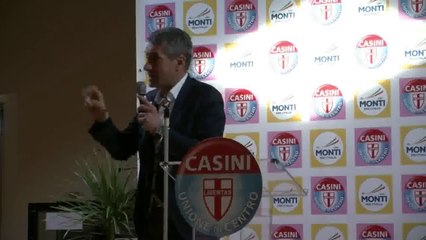 Treviso - Pier Ferdinando Casini - L'intervento di Antonio De Poli (09.02.13)