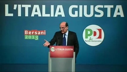 Bersani - Noi vogliamo bene all'Italia (08.02.13)