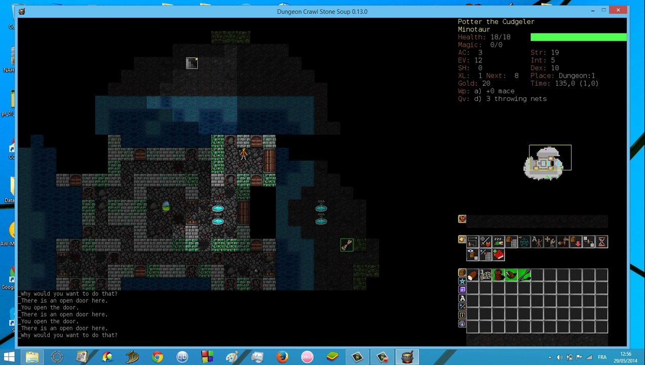 TheHapCrafter - Jouons à un roguelike ☺! [Let's play]