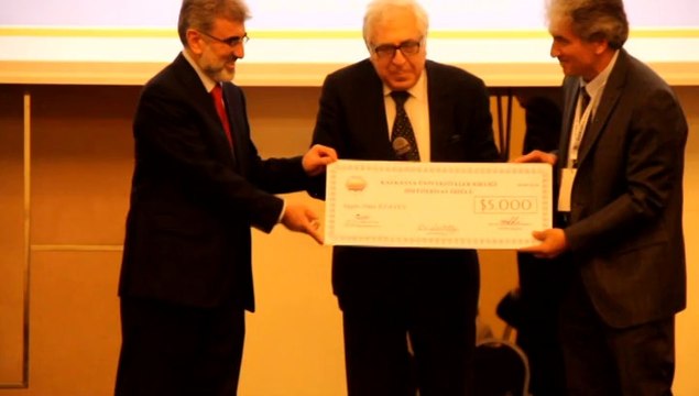 KÜNİB 4. Olan Kongre Ankara- 2014 Edebiyat Ödülü Anar RIZAYEV