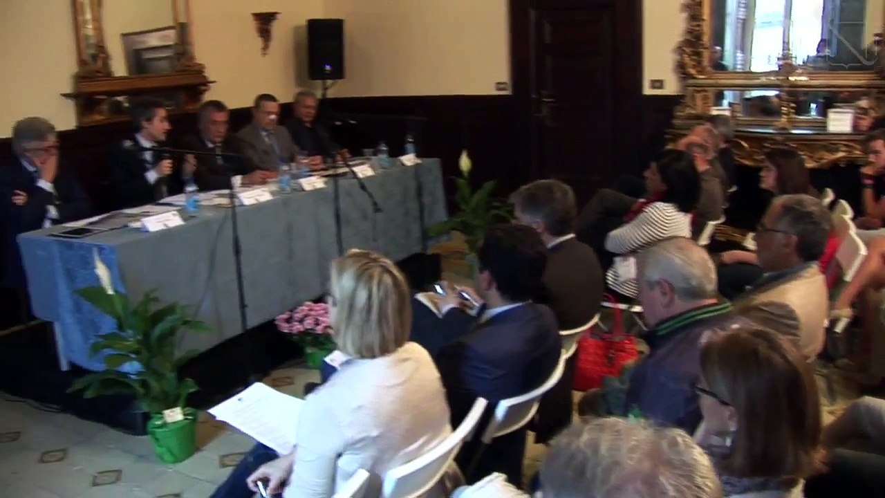 Napoli - Presentazione del libro 'Come nuvole nere', intervista a Caldoro e Sardo (07.05.13)