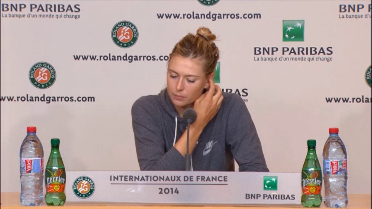 French Open: Sharapova: 'Eine Herausforderung für mich'