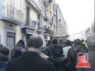 Castellammare (NA) - San Catello, nessun omaggio al boss (14.05.12)