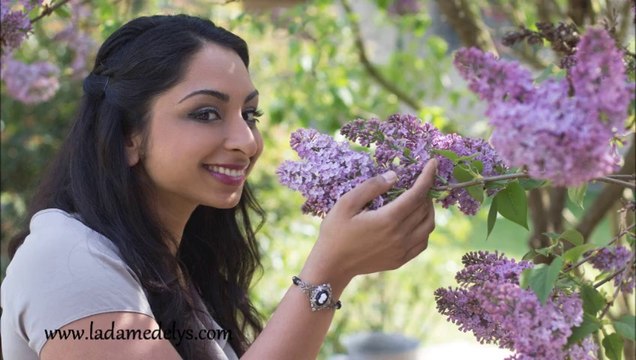 bracelet rococo shabby chic rétro avec camée la dame de lys