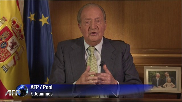 Espagne: le roi Juan Carlos annonce son abdication