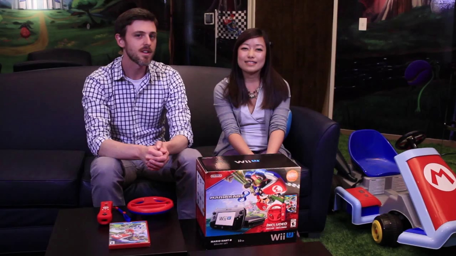 Mario Kart MAYhem -- Mario Kart 8 Wii U Bundle Unboxing[720P] - video  Dailymotion