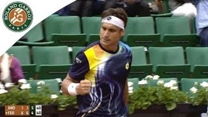 D.Ferrer v K.Anderson 2014 French Open mens R4 Highlights