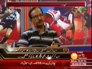 Sports & Sports with Amir Sohail (Ab Cricket Main Bhi Puncture Lagane Ki Koshishe) 2nd June 2014 Part-1