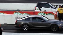 Blown Smart Car Outruns Mustang | Epic Drag Race