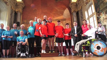 L'arrivée à Toulouse de nos équipes Accor ! un immense moment d'émotion, même le ciel s'est mis à pleurer après l'arrivée !