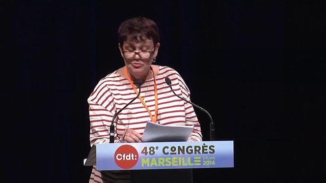 48e congrès de la CFDT - Suite des interventions sur le rapport d'activité (2 juin - 17h30 à 19h30)