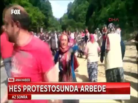 Rize'deki HES Protestosunda yaşlı kadınları bile copladılar