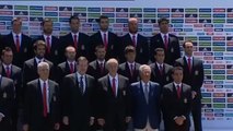 Mariano Rajoy despide a la selección de fútbol antes del Mundial de Brasil