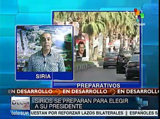 Incrementan seguridad en Siria por elección presidencial