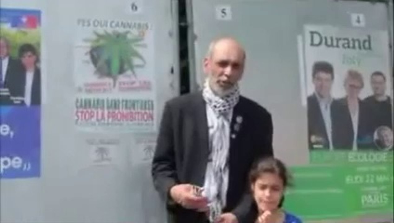 Déclaration sortie de bureau de vote - Farid Ghehiouèche - cannabis sans frontières