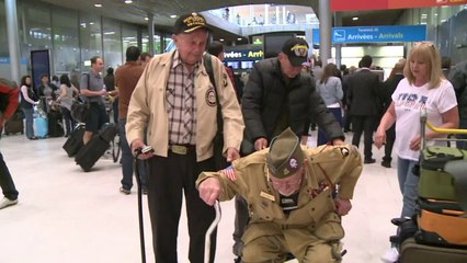 Veteranos de EEUU regresan a celebrar el día D