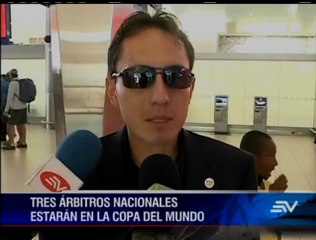 Viaje de árbitros al Mundial