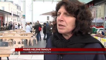 Marché bio à La Roche : Interview de Marie-Hélène Tanguy