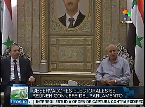 Observadores electorales llegan a Siria; piden garantizar seguridad