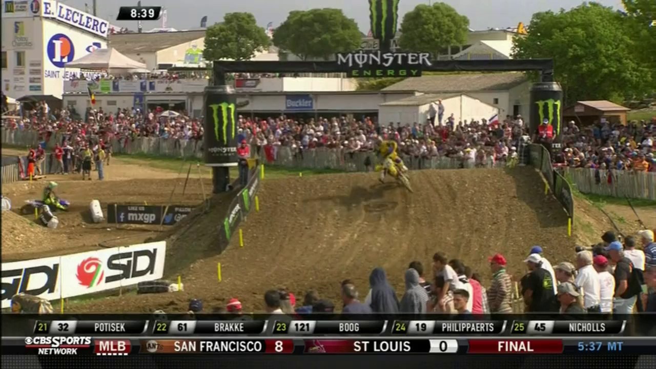 2014 FIM World Motocross MX1 Race 2 Rd 9 France FULL Race