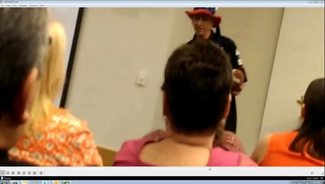 Matthew J Manos juggling comedy act