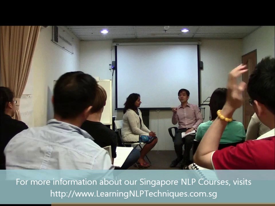 NLP Swish Pattern Demonstration - Jacky Lim NLP Training and Courses Singapore