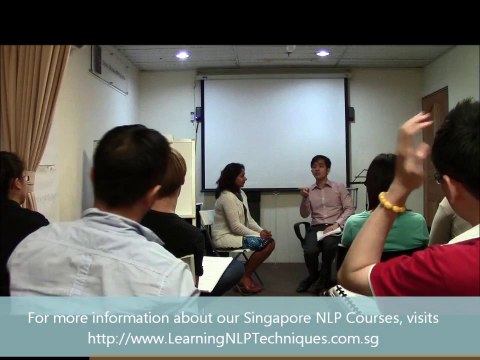 NLP Swish Pattern Demonstration - Jacky Lim NLP Training and Courses Singapore
