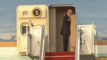 Obama departs for Poland