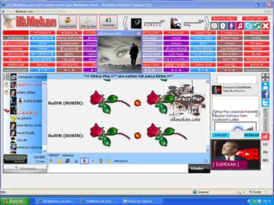 İlkMekan.Com - Devrim Erden İsterse Kovsun Sesli Sohbet Sesli Chat Sesli Siteler