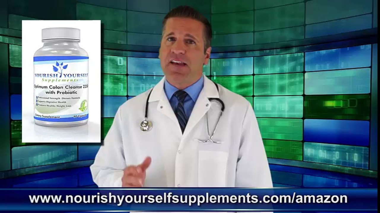 Colon Cleanse Detox Supplement: Optimum Colon Cleanse 2250 with Probiotic