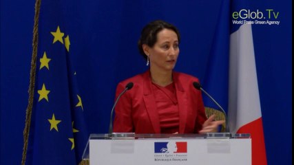 Première conférence de presse de Mme. Royal au Ministère de l'Ecologie