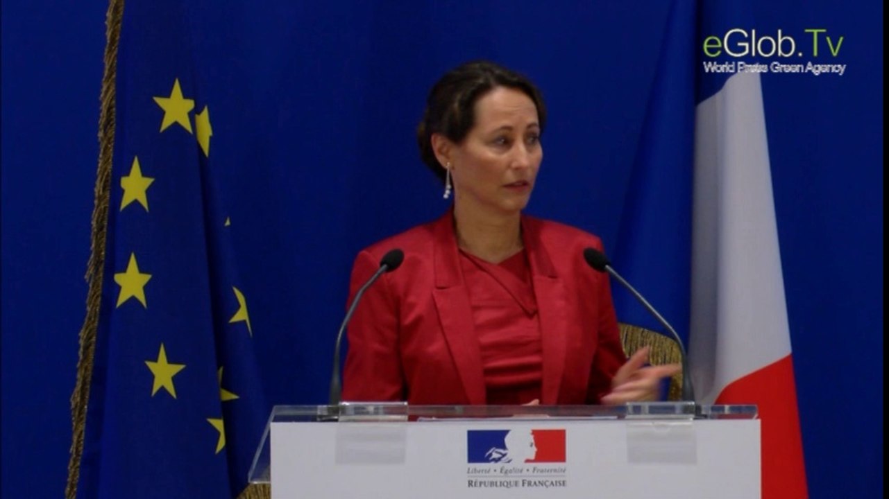 Première conférence de presse de Mme. Royal au Ministère de l'Ecologie