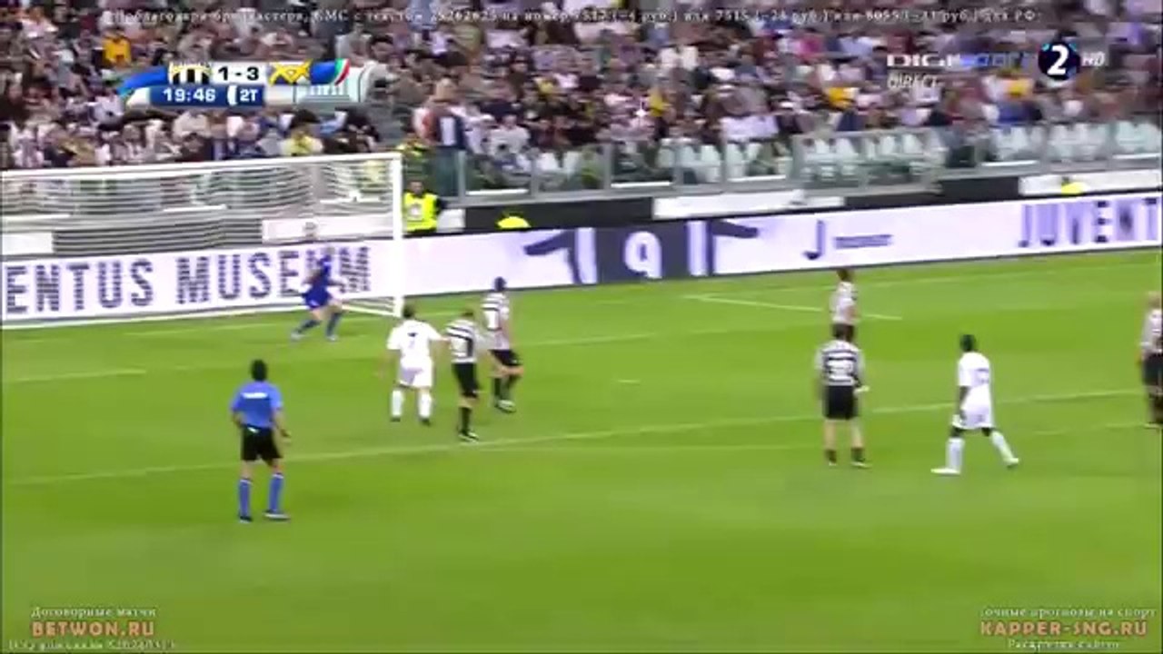 Clarence Seedorf Amazing Goal - Real Madrid vs Juventus Legends 3-1