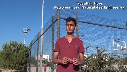 Abdullah Noor-METU NCC Student from Pakistan