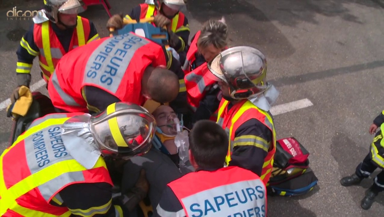 Sandrine Ferber sapeur-pompier volontaire