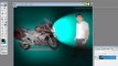 How Can create Light Effect Bike to Picture.photoshop..with..m.c